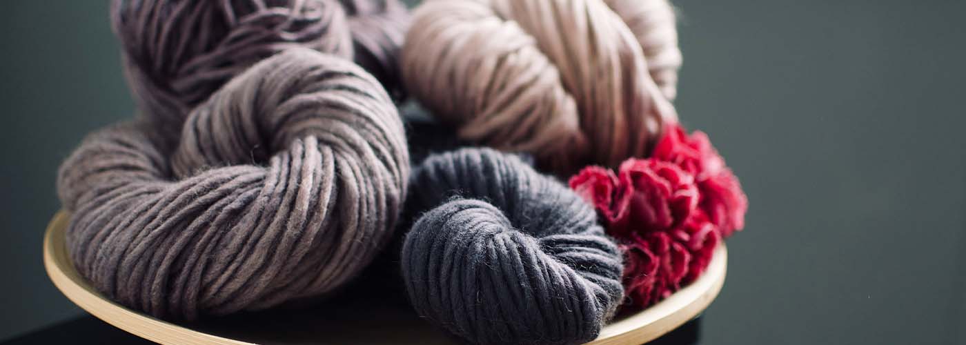 Tas de pelotes de laine
