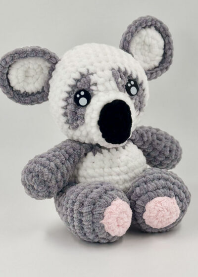 Amigurumi koala Misha fait main en laine Toucan fine - Sylïa Créations